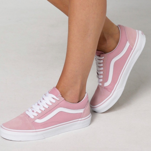old skool vans womens pink